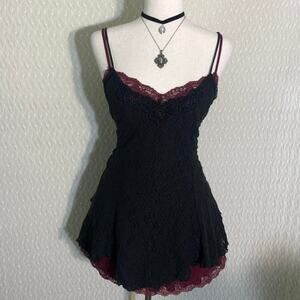 Lace lingerie dress